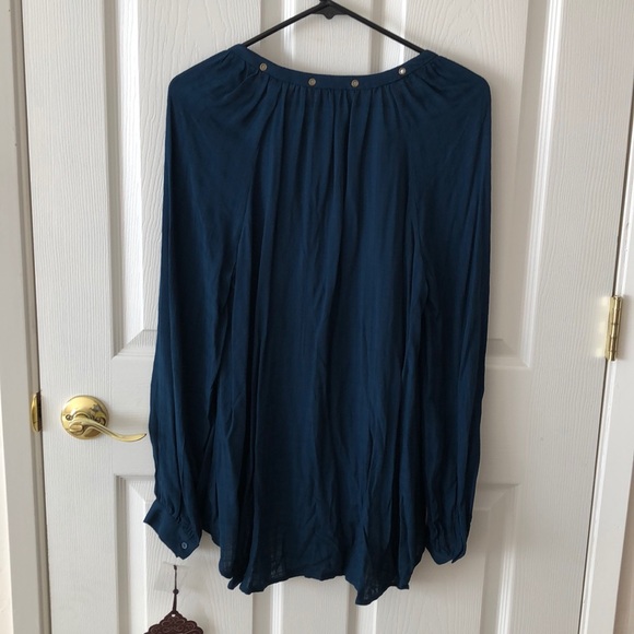 Knox Rose plaid studded long sleeve top - Picture 5 of 7